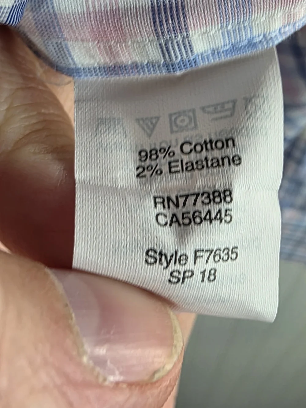 Large J. Crew Men's Light Blue and Pink Windowpane Dress Shirt